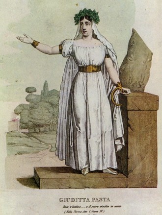 Giuditta Pasta jako Norma (1831)