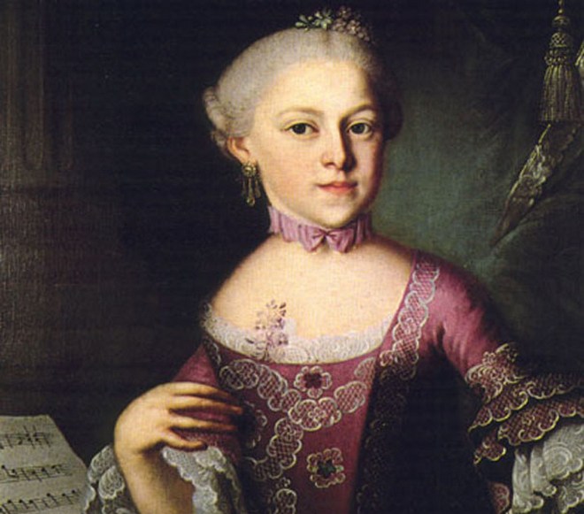Anna Maria Mozart (Pietro Antonio Lorenzoni - 1763)