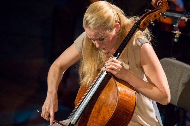 Klasika a audiovizuální koncert - Konstanze von Gutzeit - Moravský podzim 2015 (foto Petr Francán)