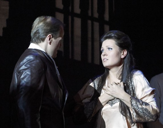 W.A.Mozart: Don Giovanni - Benjamin Bruns (Don Ottavio) a Marina Rebeka (Donna Anna) – WSO 2015 (foto Michael Pöhn)