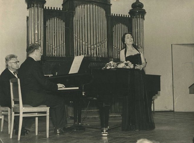 Svjatoslav Richter a Nina Dorliac (foto archiv)