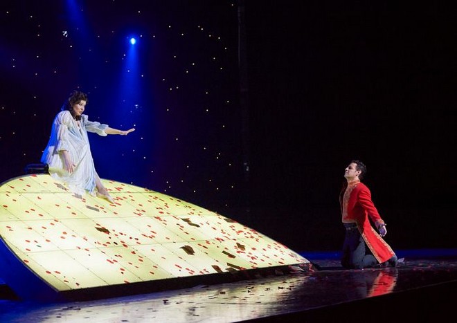 Charles Gounod: Roméo et Juliette - Marina Rebeka (Juliette), Juan Diego Flórez (Roméo) - Wiener Staatsoper 2016 (foto (c) Wiener Staatsoper/Michael Pöhn)