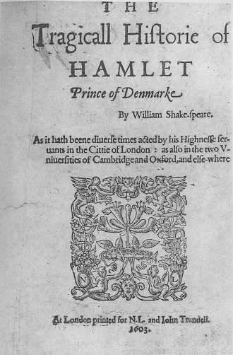 W.Shakespeare: Hamlet (1603) - (foto archiv)