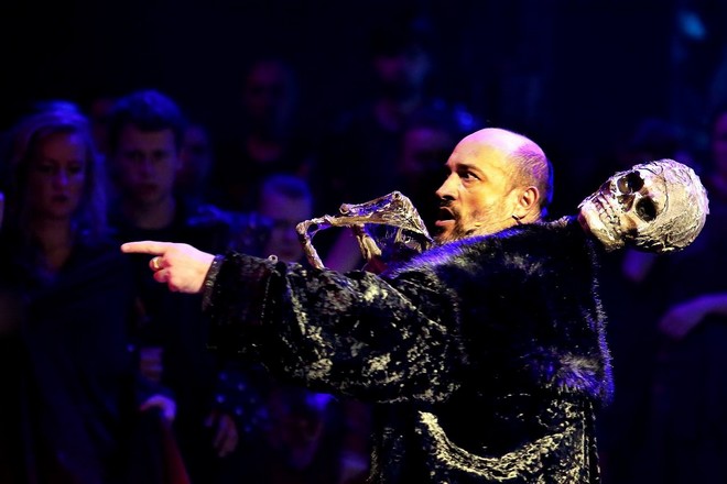 Giuseppe Verdi: Makbet - Vladimír Chmelo (Makbet) - Opera Wrocławska 2016 (foto Marek Grotowski)