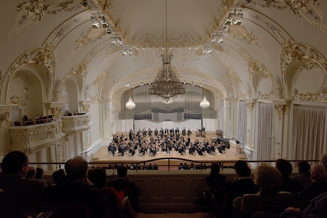 Gustav Mahler Jugendorchester, David Afkham - Koncertná sieň Slovenskej filharmónie Bratislava 2016 (foto © Ján Lukáš)