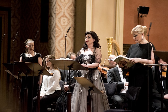 L.Janáček: Její pastorkyňa - Adriana Kohútková a Karita Mattila - Praha 15.4.2016 (foto Petr Kadlec)