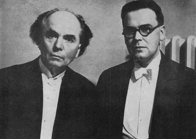 Jan Kubelík a Alfred Holeček (foto archiv)