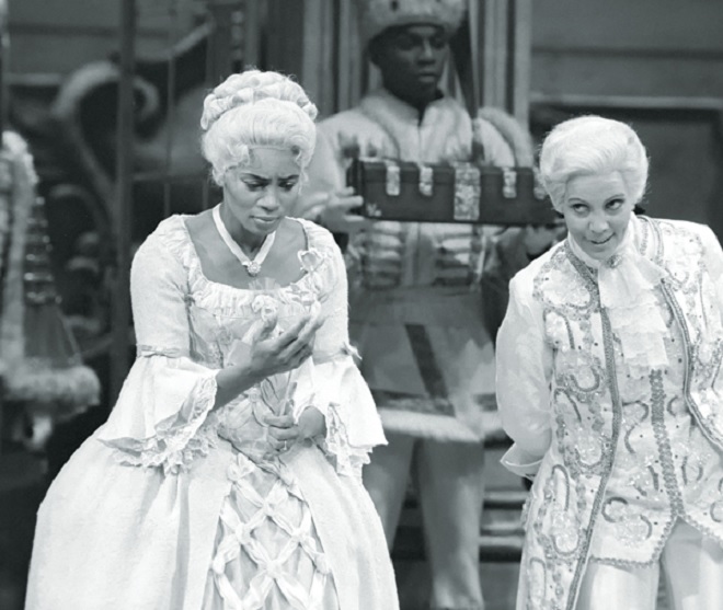 R.Strauss: Růžový kavalír - Barbara Hendricks (Sophie), Brigitte Fassbaender (Oktavian) - MET 1986 (foto © Beth Bergman 2014)