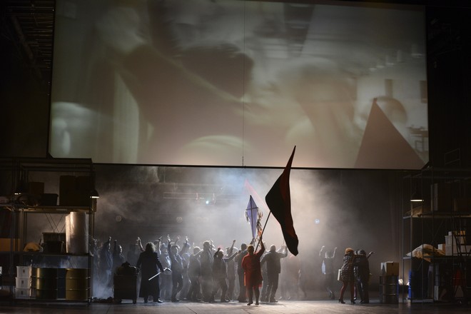 Ludwig van Beethoven: Fidelio - scéna - SND Bratislava 2016 (foto Pavol Breier)