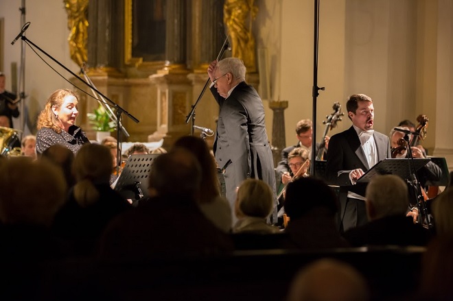 Velikonoční festival duchovní hudby Brno – Filharmonie Brno, Pavla Vykopalová, Libor Pešek, Jiří Brückler - Brno 3.4. 2016 (foto Petr Francán)