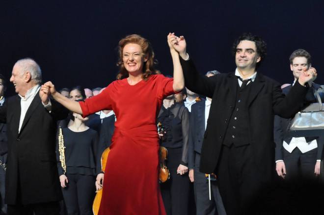 B.Martinů: Juliette - premiérová děkovačka -Staatsoper Berlin 2016 (foto Staatsoper Berlin)