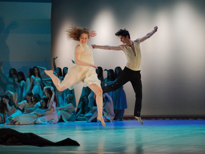Bohuslav Martinů: Otvírání studánek - Lucie Matoušková a Jan Razima - ND Brno 2016 (foto Michal Hór Horáček)