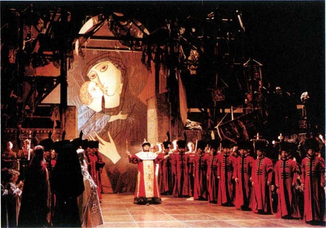 M. Musorgskij: Boris Godunov v réžii Andreja Tarkovského vo Vienna Staatsoper (zdroj archív Slovenského filharmonického zboru)
