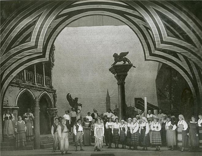 J.B.Foerster: Jessika - Národní divadlo 1934 (foto archiv ND)