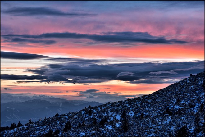 Vysoké Tatry - pohled k hlavnímu hřebenu Nízkých Tater - 2016 (foto Vilém Veverka)