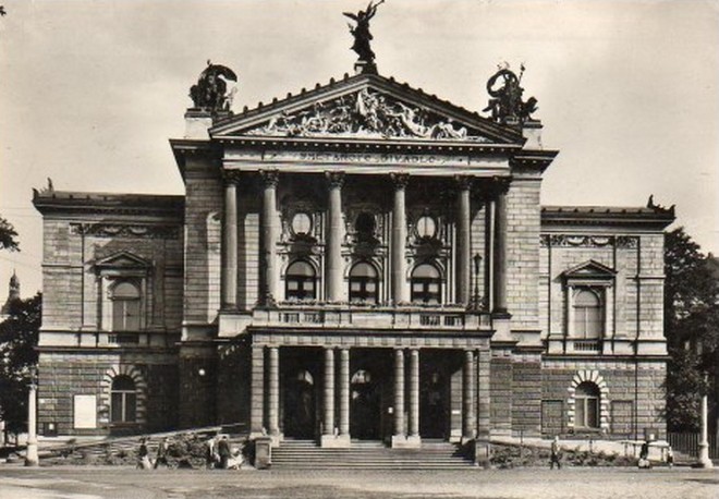 Smetanovo divadlo Praha - 1960 (foto archiv)