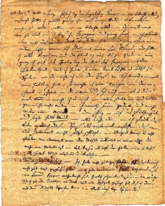 Mozartov list z roku 1791