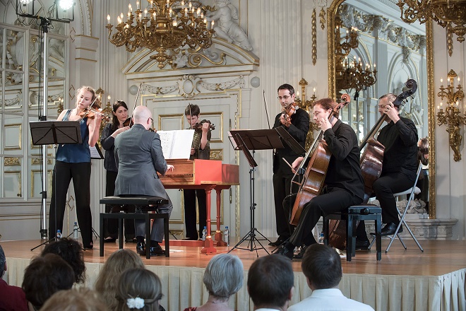 La favorita - Cecilia Bernardini, Cecilia con Amici - Letní slavnosti staré hudby 2016 (foto Petra Hajská)