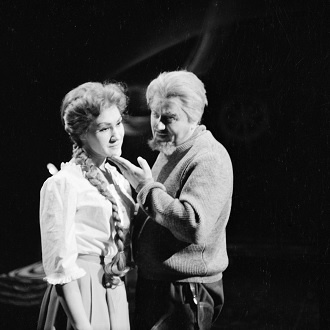 R.Wagner: Bludný Holanďan - Naděžda Honzíková (Senta) - JD České Budějovice 1965 (foto archiv JD)