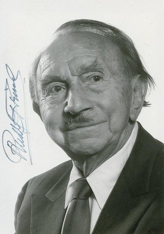 Rudolf Friml v pozdních letech (foto archiv autorky)