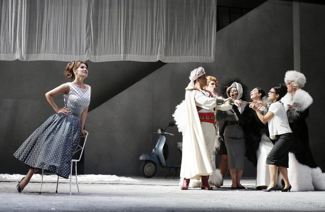 Gioachino Rossini: Il Turco in Italia - Olga Peretyatko (Fiorilla), Erwin Schrott (Selim) - Rossini Opera Festival 2016 (foto Studio Amati Bacciardi)