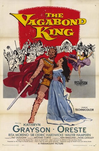 Plakát k Frimlově operetě Král tuláků (foto archiv autorky)
