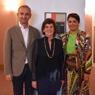 Bernhard Fleischer, Helga Rabl-Stadler a Anna_Netrebko - Salzburger festspiele 2016 (foto © Anne Zeuner)