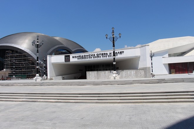 Makedonska Opera i Balet Skopje (foto autor)