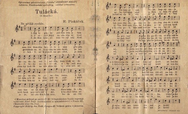 Rudolf Piskáček: Tulácká z operety Tulák (foto archiv autorky)