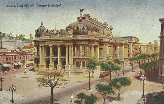 Theatro Municipal do Rio de Janeiro v roce 1930 (foto archiv autora)