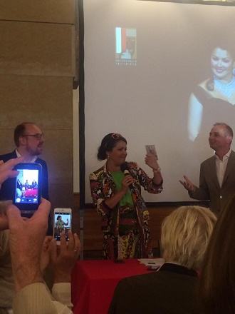 tisková konference Anny Netrebko - Salzburger Festspiele 2016 (foto autor)