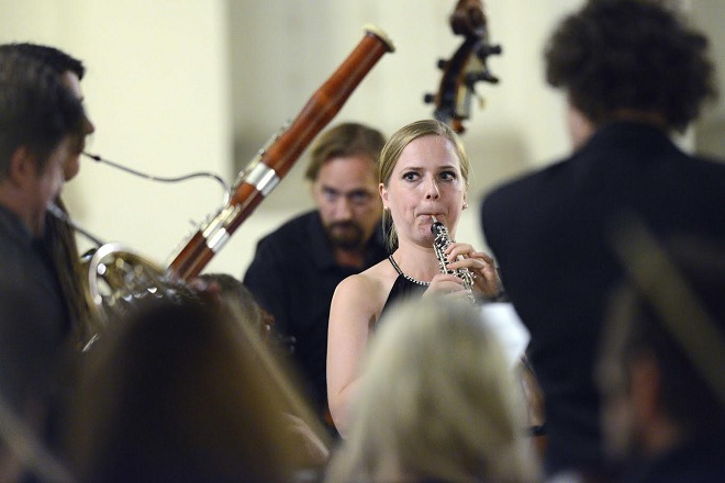 Radek Baborák a jeho přátelé - Sophie Dartigalongue, Česká Sinfonietta - Svatováclavský hudební festival 2016 (foto Ivan Korč)