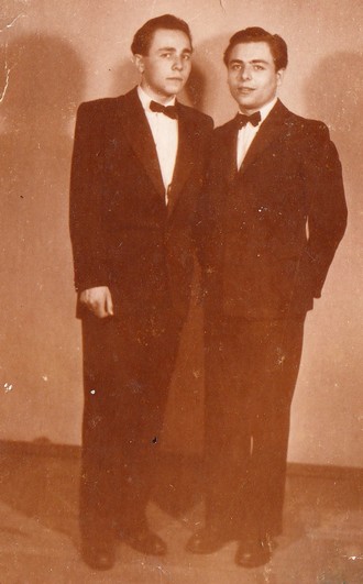 Miroslav Košler s bratrem Zdeňkem (foto archiv M. Košlera)