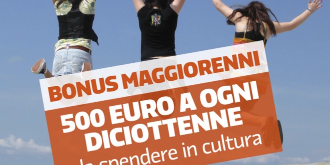 Bonus na kulturu pro osoby, které dosáhly věku 18 let - Itálie (foto archiv autora)