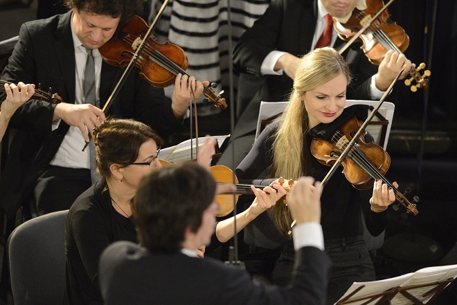 Collegium 1704: Bach - Zelenka - Václav Luks, Collegium 1704 - Svatováclavský hudební festival 2016 (foto Ivan Korč)