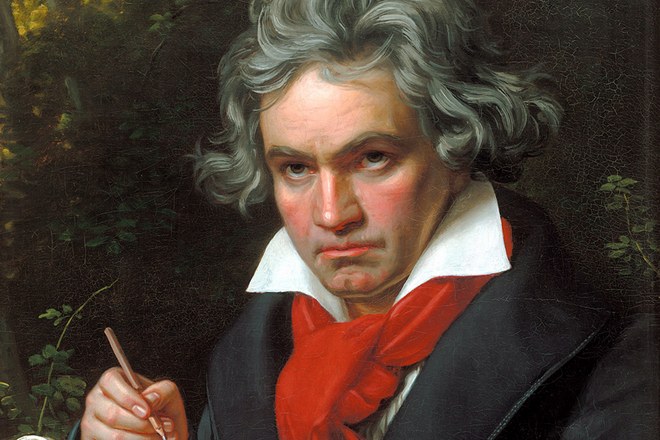 Ludwig van Beethoven portrét Josepha Karla Stielera, 1820 (foto archiv)