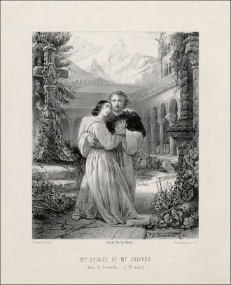 G. Donizetti: La favorite Rosine Stolz a Gilbert Duprez - 1840 (zdroj commons.wikimedia.org)