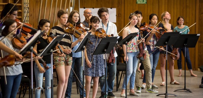 Verbier Festival Orchestra Junior (foto archiv autora)