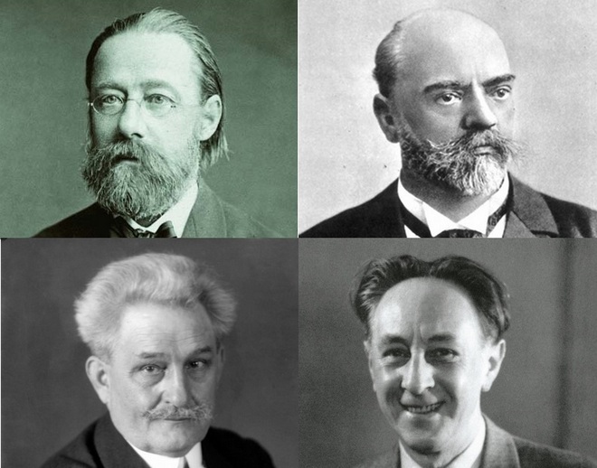 Bedřich Smetana, Antonín Dvořák, Leoš Janáček, Bohuslav Martinů (foto archiv)