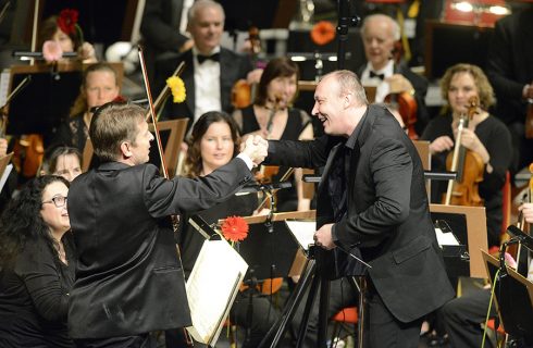 Stanislav Vavřínek a Janáčkova filharmonie Ostrava, 2018 (foto Ivan Korč)