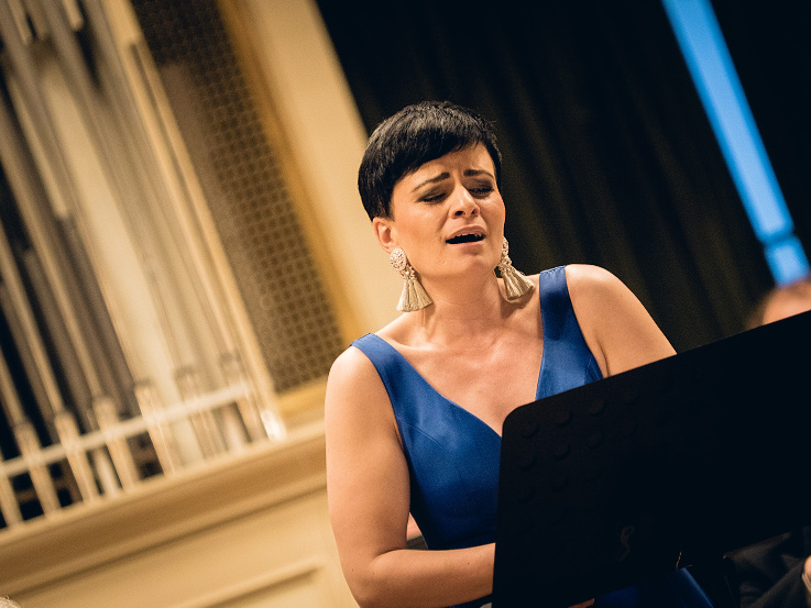 Lenka Cafourková, Filharmonie Brno 2019 (foto Vojtěch Kába)