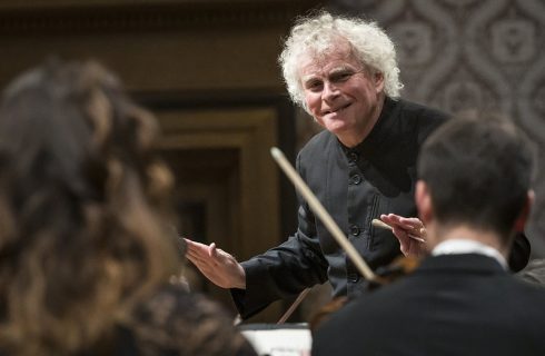 Magdalena Kožená, Sir Simon Rattle, Česká filharmonie, Česká studentská filharmonie 2020 (foto Petra Hajská)