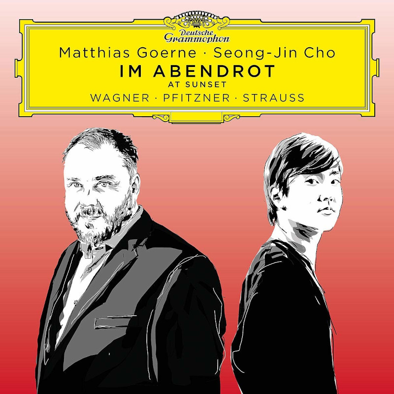 CD: Matthias Goerne, Seong-Jin Cho - Im Abendrot (foto Detutsche Grammophon)