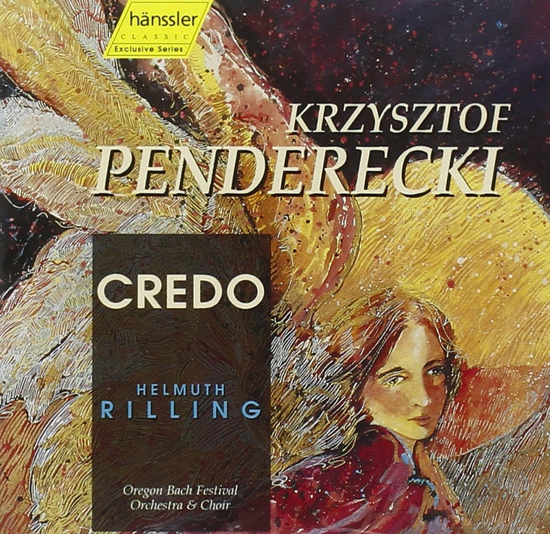 Přebal CD: Krzysztof Penderecki – Credo (foto Hänsler Classic)