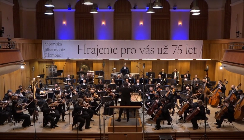 Moravská filharmonie Olomouc, Hudbou přes horizonty 29. 4. 2021 (foto Moravská filharmonie Olomouc)