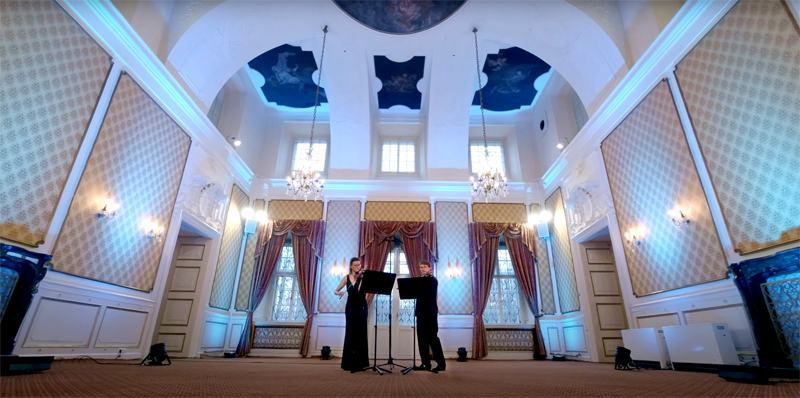 Severočeská filharmonie Teplice, koncert ze Zahradního domu: Eva Zrostlíková a Jan Zrostlík (foto Severočeská filharmonie Teplice)