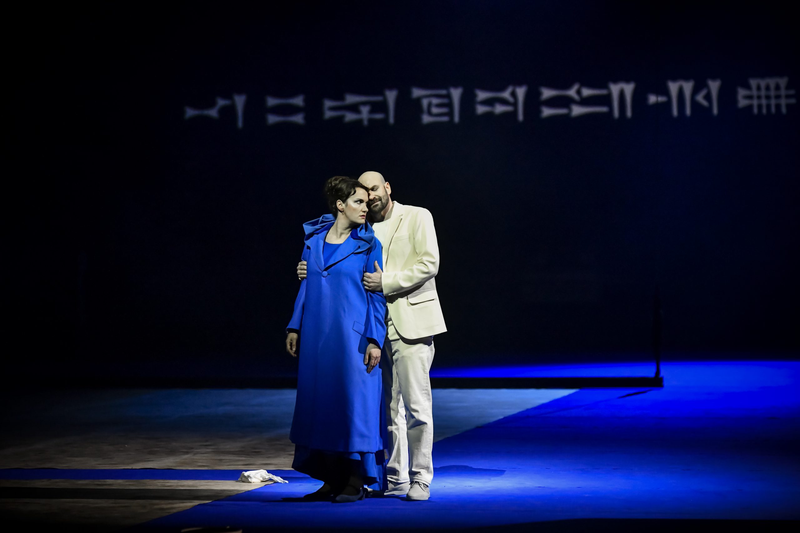 G. Verdi: Nabucco - Csilla Boross a Enrico Casari - NdB 2021 (foto Národní divadlo Brno)