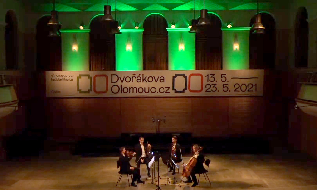 Dvořákova Olomouc 17. května 2021: Bennewitzovo kvarteto (foto Dvořákova Olomouc)