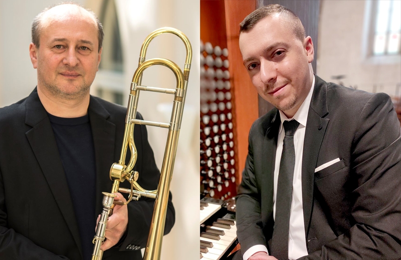 Albert Hrubovčák (vlevo), Daniel Gabčo (vpravo) (foto Slovenská filharmonie)