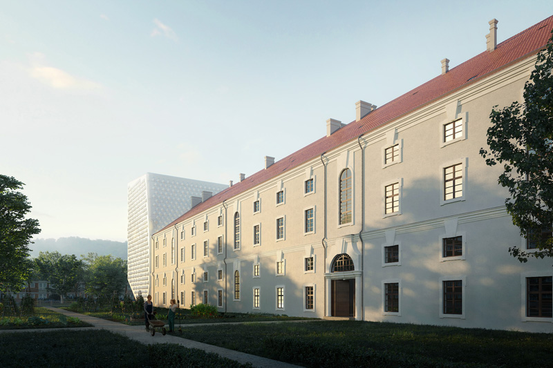 Invalidovna – nový projekt (foto architekt Petr Hájek)